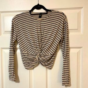 Crop Top - Striped. NWOT